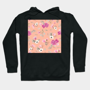 Pink Pattern (salmon) Hoodie